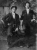 Young Men with Canes and Cigarettes Young Men with Canes and Cigarettes