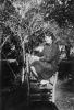 Woman Sitting in a Garden Woman Sitting in a Garden